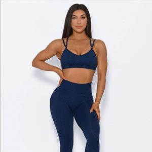 Bombshell Sportswear Diamond Back Bra- Sapphire, size Small